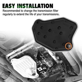 4R70W 4R75E FT105 Automatic Transmission Filter Kit Compatible with Ford 1996-2010 F150,1996-2001 Explorer,1997-2006 Expedition,1996-2004 Mustang