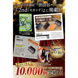 Coin Purse, Men’s Commuter Holder, Pass Case, Coin Case, Genuine Leather, 4, dark brown