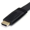 StarTech.com 15 ft Flat High Speed HDMI Cable with Ethernet