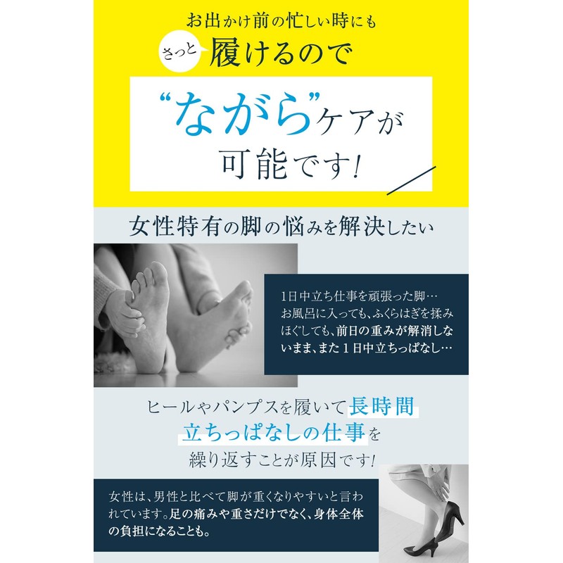 apprecia 足指 広げる トレーニング 足裏 アーチ サポーター 朝10分の履くだけスッキリ対策! 足指を開いて美しい姿勢をサポート STYLE