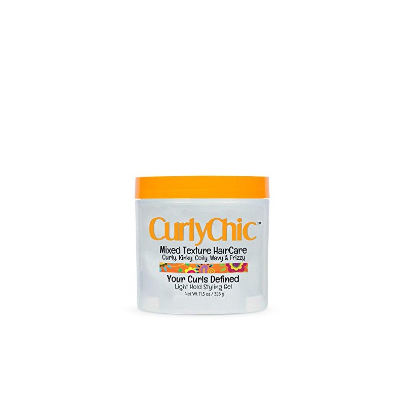 Curly Chic Bizzico Gel para Cabello Moisture, 11.5 Oz