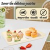 Serving Tray,6 Pack Plastic Serving Trays Food Tray Serving Platter,