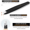 Perfect Eyebrow Set - 9 Pieces with Tweezers, Brow Pencil,