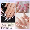 Born Pretty Silver Chrome Nail Powder Super Glossy Mirror Effect