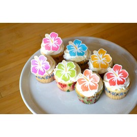 Edible Wafer Hawaiian Hibiscus Flowers