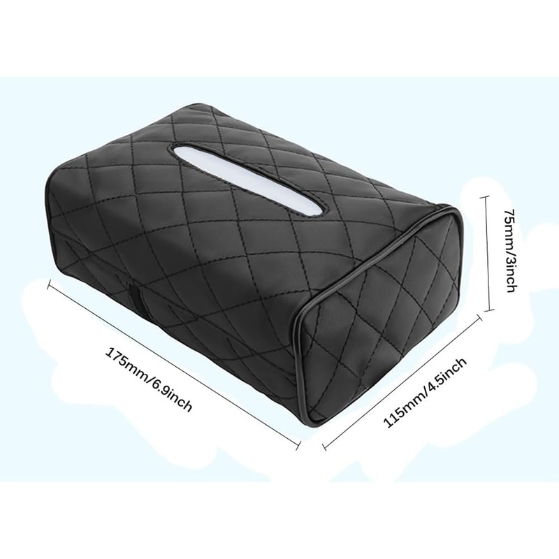 Car Tissue Case, Interior Decoration, Car Tissue, Hanging, Sun Visor,