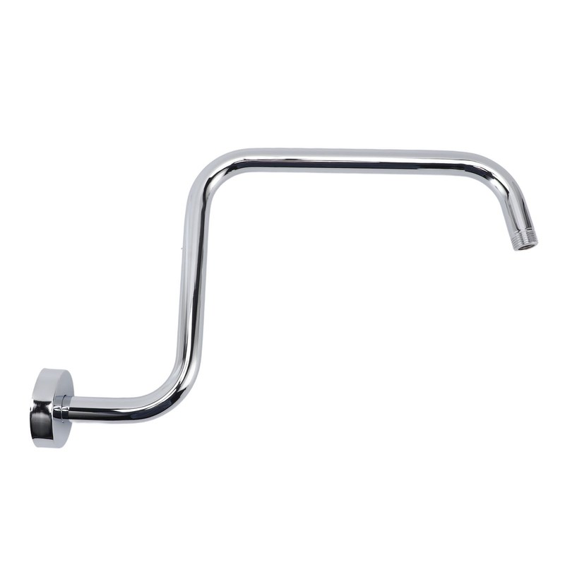 Shower Arm Stainless Steel Shower Arm with Flange S Shape
