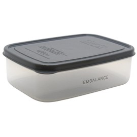 Wilmax EMBALANCE Storage Container, Rectangular Container (Square) M (870 ml) Gray T12220