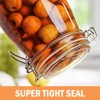 7 Pack Rubber Seals for Glass Jars, Airtight Silicone Jar