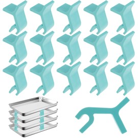 FALESOUL 16Pcs Baking Sheet Stackers, Space-Saving Tray Stackers, Reusable Trays Stacking Holder, Multipurpose Baking Tray Stackers for Freeze Dryer Trays