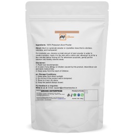 mGanna 100% Natural Alum Powder for Clear and Glowing Skin and Health 454 GMS / 1 LBS