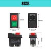 KJD17-250V 5-Pin Waterproof Magnetic Safety Push Button Switch, AC 16A