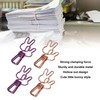 100Pcs Bunny Binder Clips Hollow Out Strong Clamping Sturdy Metal