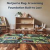 Children's Factory City Life Play Carpet, 36”L x 79”W, Learning