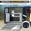Trailer Ramp Door Rubber Bumpers - 2.5" Round Rubber Bump