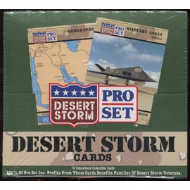 Pro Set Desert Storm Trading Cards Box
