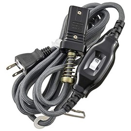 Kotatsu Cord, 9.8 ft (3 m), Gray/White