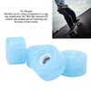 4Pcs Skateboard Wheel Set Replacement 78A Hardness PU Translucent Flashing