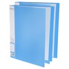 M&G 60-Pocket Binder with PP Plastic Sleeves A4(Blue), 2 Pack