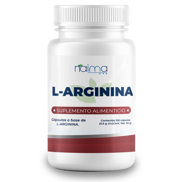 L - Arginina 500 mg - 100 Cápsulas - Naturales - Pure Arginine