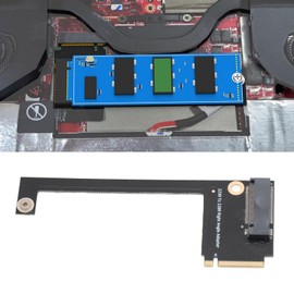 Bewinner For Rog Ally Handheld Conversion 2230 to 2280 SSD Hard Drive Expansion Board, NVME M Key NGFF M.2 PCIE 4.0 3.0 Gold Finger Adapter 90 Degree Upgrade Conversion