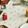 Artoid Mode Pine Snowflakes Christmas Table Runner, Seasonal Winter Kitchen