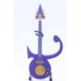 RGM35 Prince Purple Rain 10 inch Miniature Guitar Including leather guitar strap