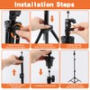Wig Head Stand, Adjustable Wigs Stand Tripod for Cosmetology Hairdressing