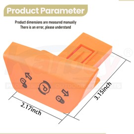 Karbay UC21883 Equipment Knob Compatible with J-OHN Deere Lawn Mower