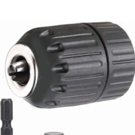 Taladro de Chuck Set, 10 Mm de Ajuste de Ajuste de Ajuste de Ajuste, Convertidor de Llave Eléctrica de Varilla de Vástago Hexagonal Redonda para Hierro Delgado de Madera, Adaptadores de Taladro