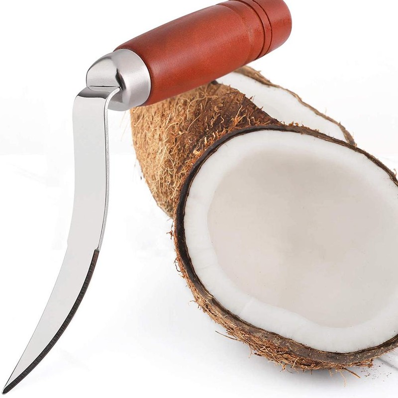 Coconut Opener and Coconut Meat Remover Coconut Cutter Set Kitchen