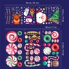WALPLUS Christmas Window Stickers Clings Xmas Decoration Sale Clearance Reusable