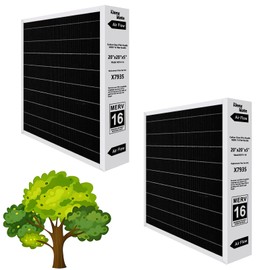 Upgraded 2 - Pack X7935 20x20x5 MERV 16 Air Filter Bundle,Carbon Clean Healthy Climate,Replacement Filter Media for HCC14-23 Lennox & Honeywell FC100A1011/FC200E1011 (2 - Pack)