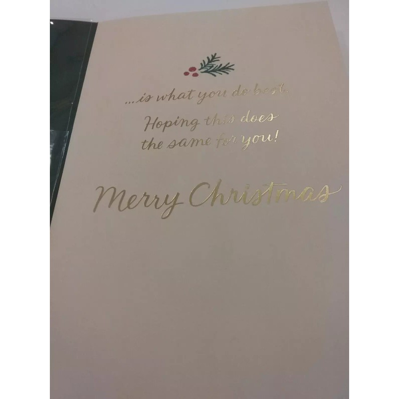 American Greetings Making Spirits Bright ~ Christmas Money Card Holder