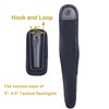 TAFTACFR Molded Flashlight Pouch Tactical Flashlight Holster with Removable Top