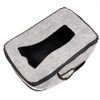 PIT66 Black Armrest Cover Center Console Lid Cover Microfiber Leather