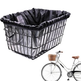 Bicycle Basket Cover, Bicycle Basket Cover, Waterproof, Thick, Durable, Large, Waterproof Protective Cover, Front Basket Cover, Bicycle Basket Liner, Easy Installation, Large Amount, Bicycle