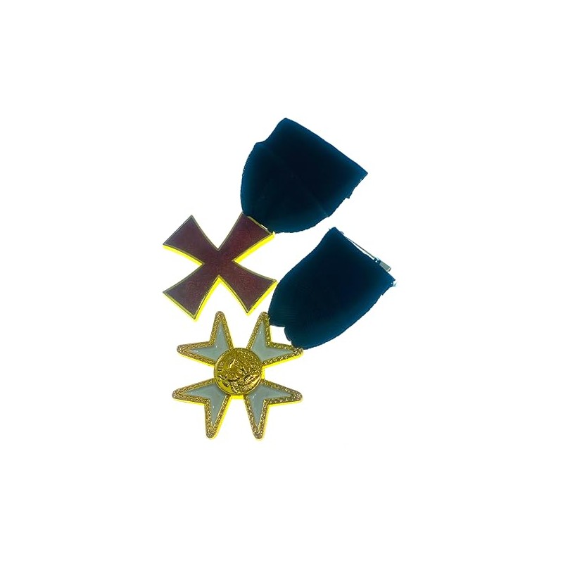 Knights Templar Masonic ILLUSTRIOUS Order RED CROSS Knight of Malta