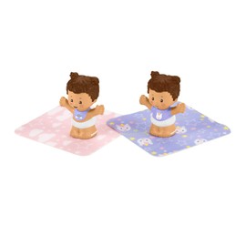 Fisher-Price Little People Snuggle Twins, Figure Set for Toddlers