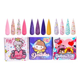 Wapizima Acrílicos De Color Rebelpink Wapizima 3 Colecciones A Elegir