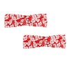 Lunarable Hawaiian Headband Set of 2, Hawaiian Flower Patterns Classic