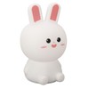 Cute Night Light Tap Control 5 Modes Rechargeable Rabbit Shape