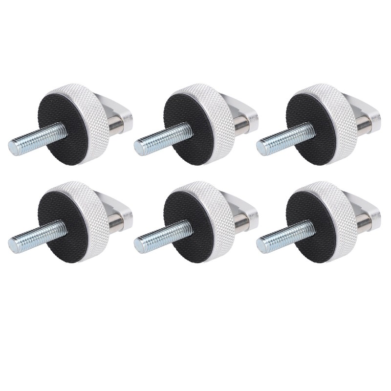 6PCS Hard Top Quick Removal Fastener Thumb Screw with D