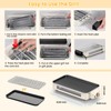 Electric Indoor Grill 1500W, YOHAWJAN 2 in 1 Smokeless Indoor