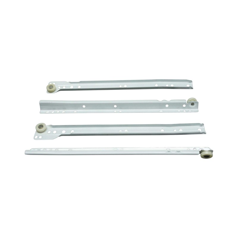 BRESKO 21 mm Drawer Runners 25-60 cm Partial Extension Roller