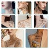 Waterproof Temporary Tattoo - 90 Sheets Realistic Fake Tattoos, 52