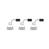 Paulmann Einbaul. LED Nova 3x 6.5 W ww alu ru