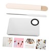 Outanaya 1Set Stainless Steel Makeup Mixing Spatula Multifunctional Pigment Mixing