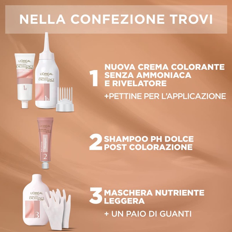 Colorazione Senza Ammomiaca 6u Biondo Dark Universal
