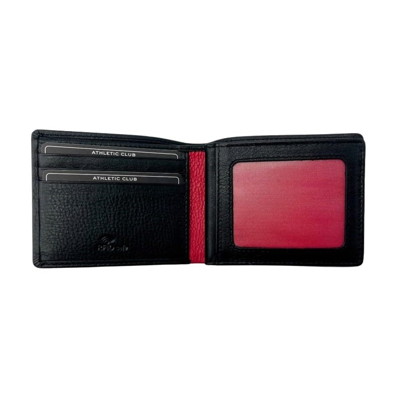 Athletic Club Bilbao Wallet Black De Mano Classic, black, Classic